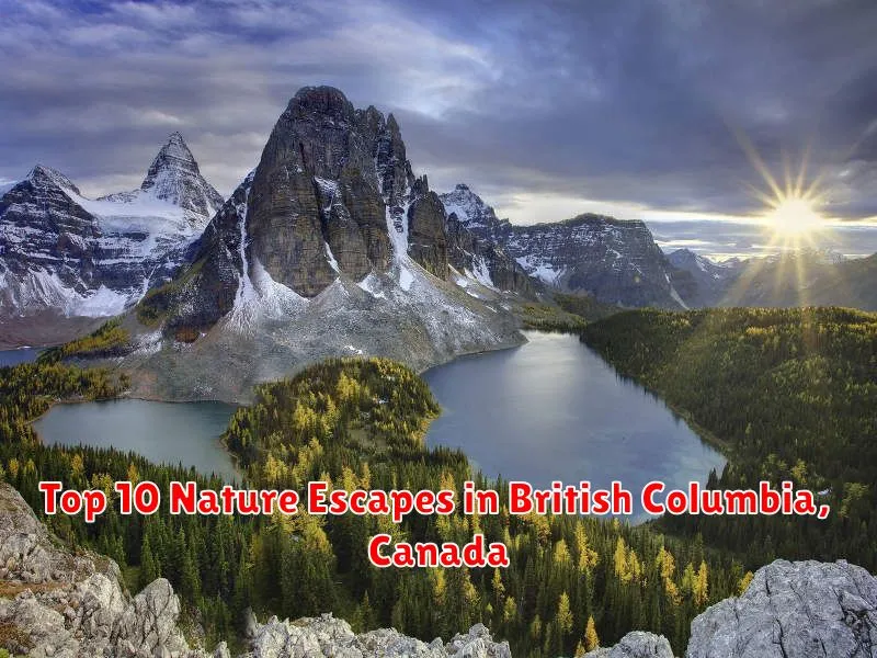 Top 10 Nature Escapes in British Columbia, Canada