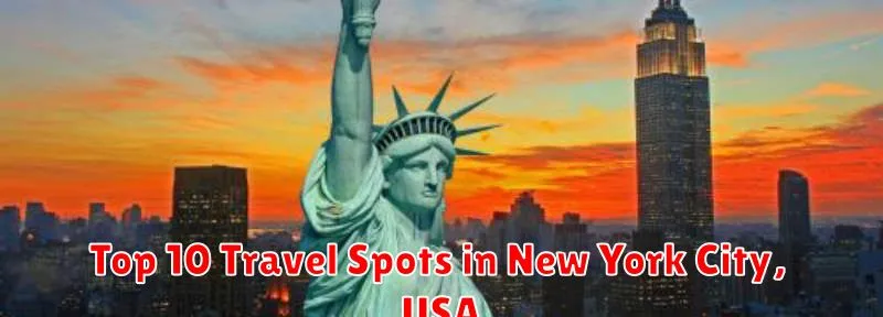 Top 10 Travel Spots in New York City, USA
